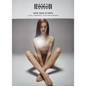 Wolford Satin Touch 20 Tights Color: Black Size: Extra Large 14776